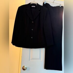 Kate Hill Black Straight Leg Pantsuit